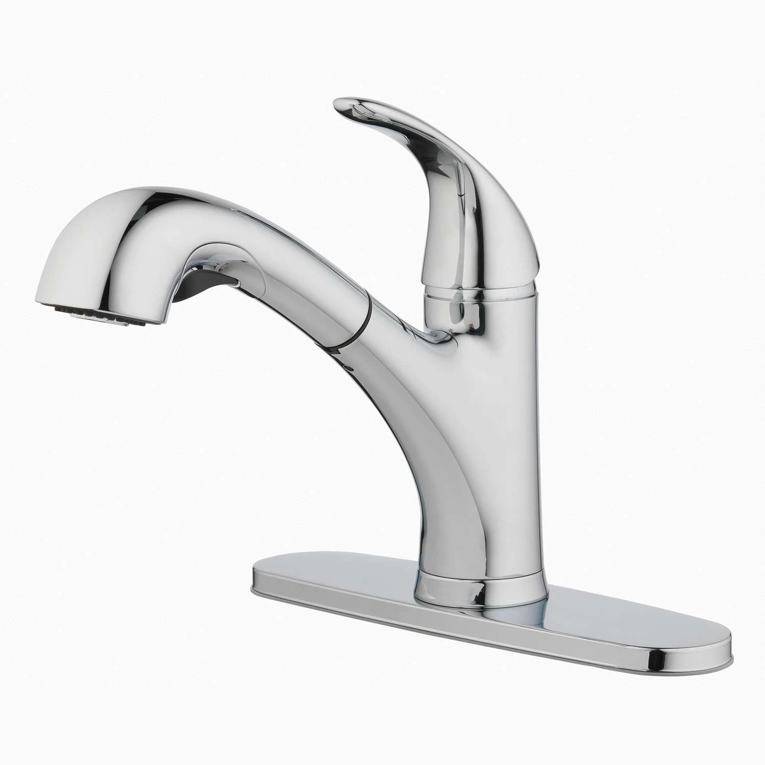 OakBrook Pacifica One Handle Brushed Nickel Pull-Out Kitchen Faucet 1 OakBrook Pacifica One Handle Brushed Nickel Pull-Out Kitchen Faucet