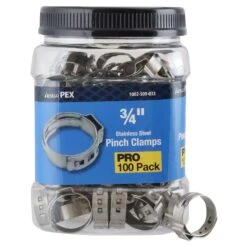 Apollo® Apollo 3/4 In. Crimp In To Stainless Steel Clamp Rings