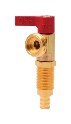 SharkBite 1/2 In. PEX Barb Brass Washing Machine Valve