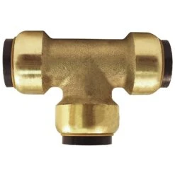 Apollo® Apollo Tectite Push To Connect 1/2 In. PTC In To X 1/2 In. D PTC Brass Slip Tee