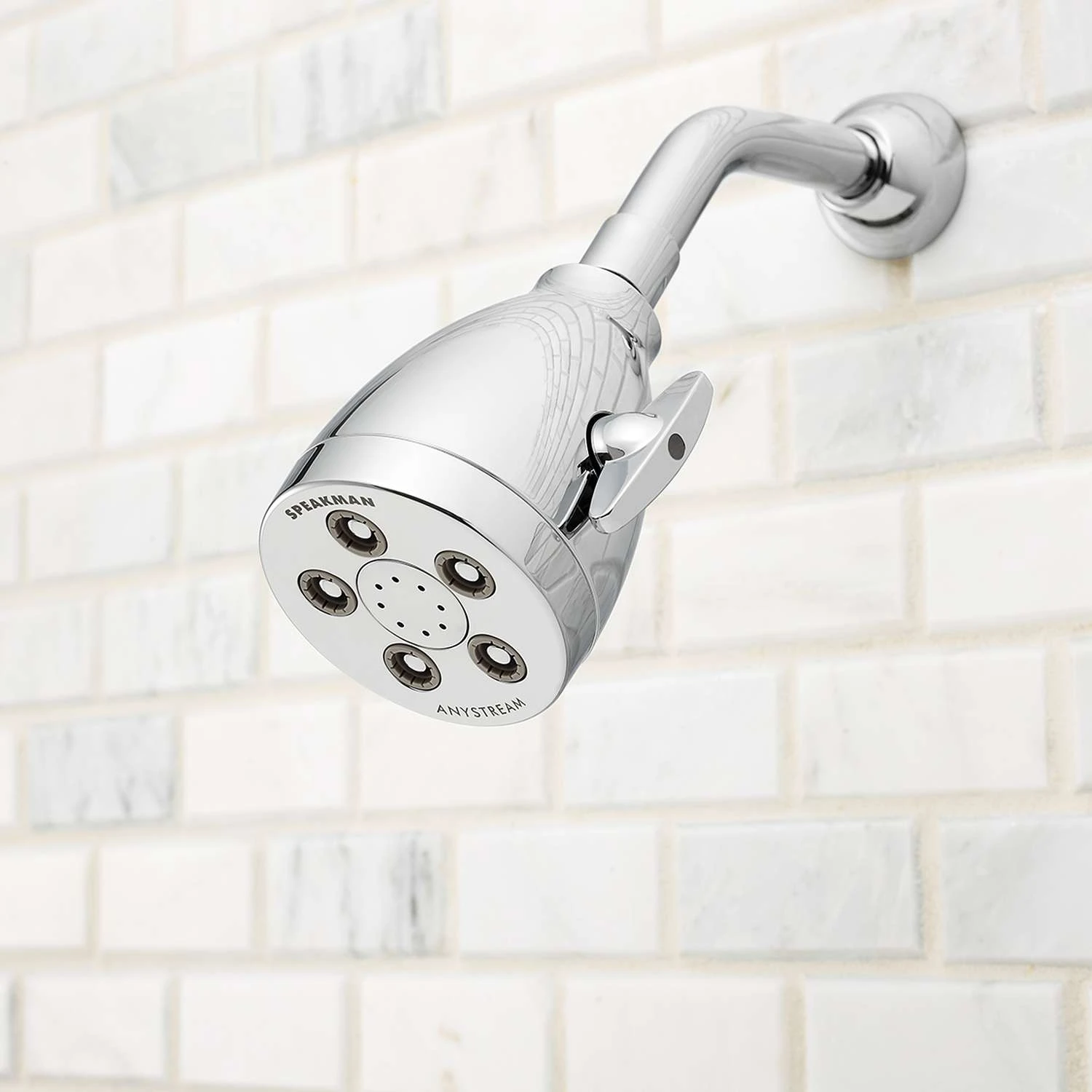 Speakman AnyStream Polished Chrome Plastic 3 Settings Showerhead 2.5 Gpm 3 Speakman AnyStream Polished Chrome Plastic 3 Settings Showerhead 2.5 Gpm - Image 3