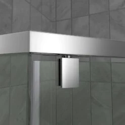DreamLine Prism 72 In. H X 34-1/8 In. W Chrome Clear Frameless Shower Enclosure -ACE Shop e289e60f 6112 4071 a507 b834d71090a3