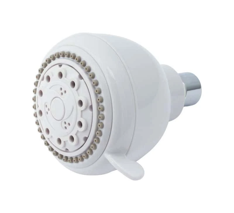 Whedon Champagne Massage White Plastic 5 Settings Showerhead 2.5 Gpm 1 Whedon Champagne Massage White Plastic 5 Settings Showerhead 2.5 Gpm