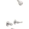 OakBrook Essentials 2-Handle Brushed Nickel Tub And Shower Faucet
