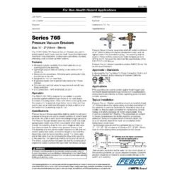 Febco 765 Series 1 In. FPT X 1 In. FPT Bronze Pressure Vacuum Breaker -ACE Shop e54e15f0 5f2a 4b95 a237 884a90e4b12b