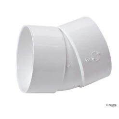 NDS Schedule 35 6 In. Hub Each X 6 In. D Hub PVC Elbow 1 Pk