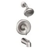 Moen Tiffin 1-Handle Brushed Nickel Tub And Shower Faucet -ACE Shop e6570435 74b9 4ab9 aa3c ec0adef240a8
