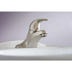 Moen Adler Brushed Nickel Bathroom Faucet 4 In. -ACE Shop e6609b7d 9678 4939 a5a4 1a1393f2e492