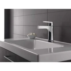 Delta Chrome Single-Hole Bathroom Sink Faucet 4 In. -ACE Shop e753f5e7 3864 49b2 8205 6843d929fa87