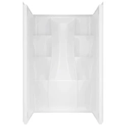 Delta 74 In. H X 34 In. W X 48 In. L White Bath And Shower Surround