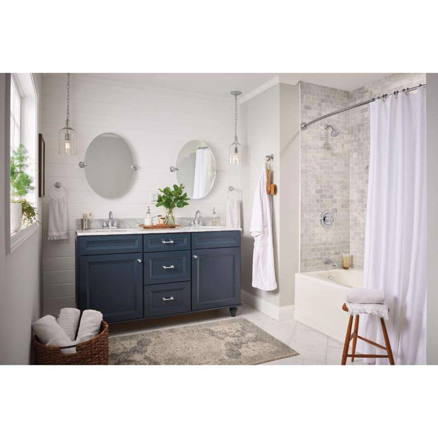 Moen Hilliard Chrome Bathroom Faucet 4 In. 4 Moen Hilliard Chrome Bathroom Faucet 4 In. - Image 4