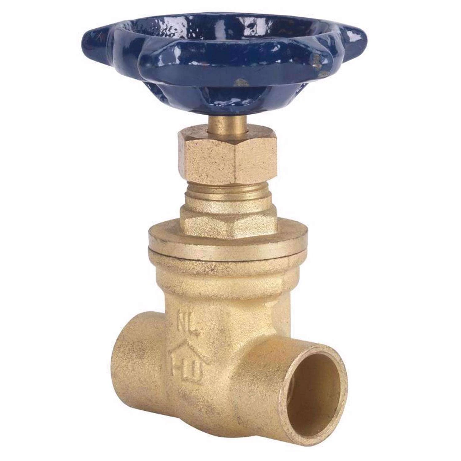 Homewerks 1/2 In. Sweat Brass Gate Valve 2 Homewerks 1/2 In. Sweat Brass Gate Valve - Image 2