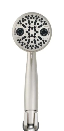 Oxygenics Brushed Nickel ABS 3 Settings Handheld Showerhead 1.75 Gpm
