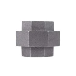 STZ Industries 2 In. FIP Each X 2 In. D FIP Black Malleable Iron Union