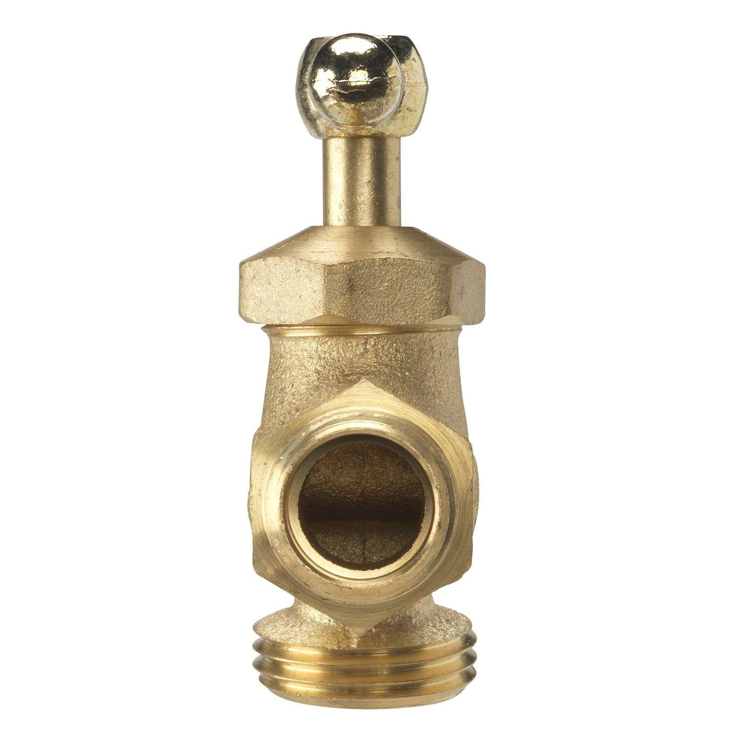 Homewerks 1/2 In. MIP Pc X 3/4 In. MHT Brass Hose Bibb 3 Homewerks 1/2 In. MIP Pc X 3/4 In. MHT Brass Hose Bibb - Image 3