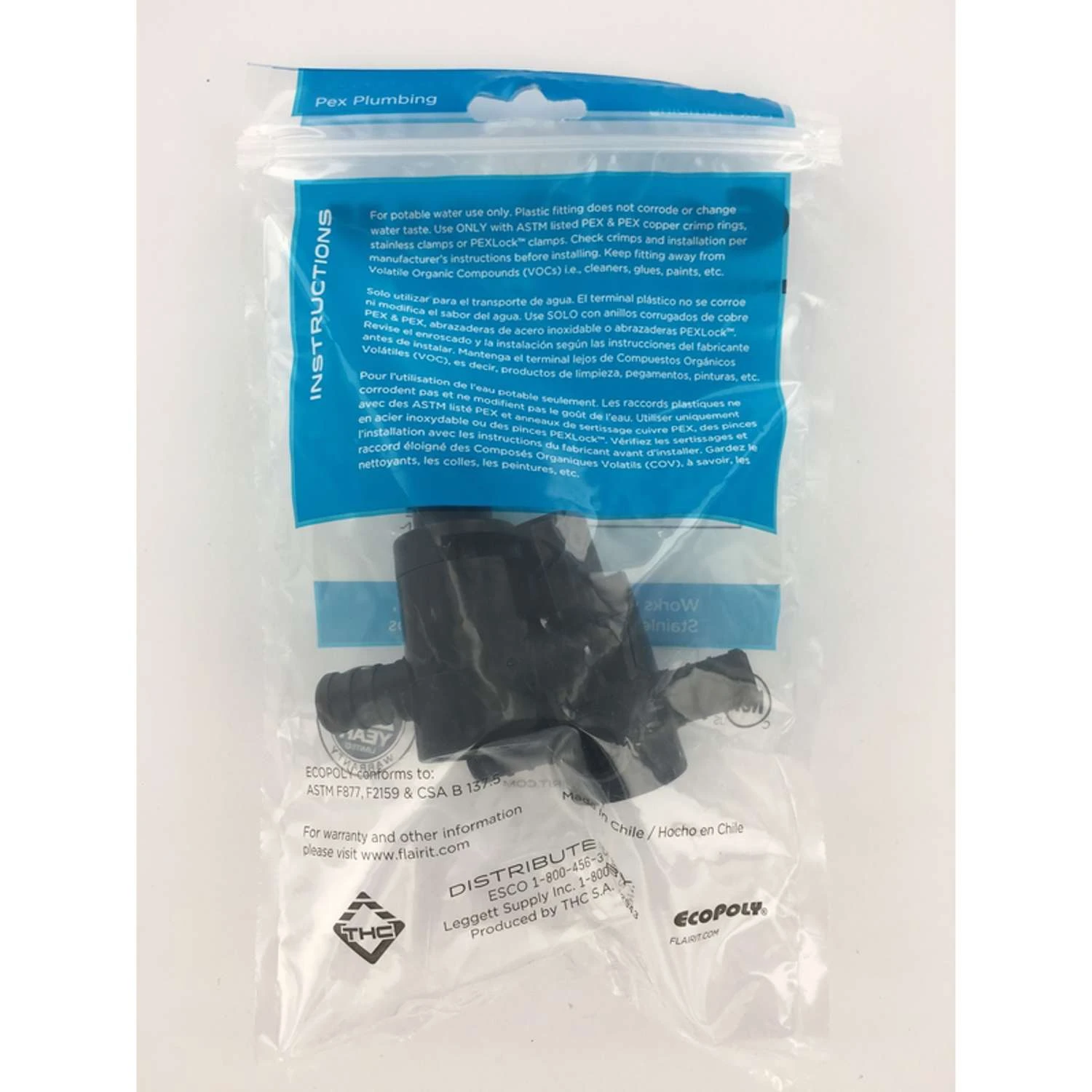 Flair-It Ecopoly Crimp Crimp Plastic 3-Way Valve 3 Flair-It Ecopoly Crimp Crimp Plastic 3-Way Valve - Image 3