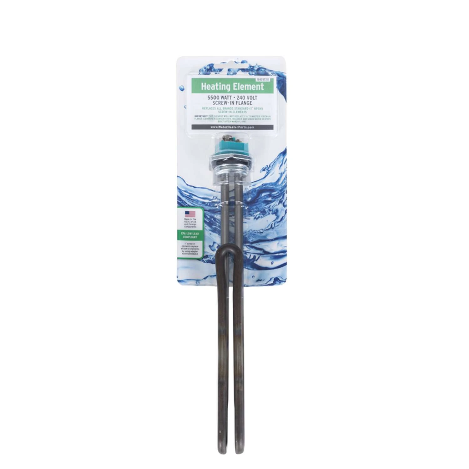 Reliance Incoloy Electric Heater Element 9-1/2 In. H X 1-3/4 In. L X 4-3/8 In. W 1 Reliance Incoloy Electric Heater Element 9-1/2 In. H X 1-3/4 In. L X 4-3/8 In. W