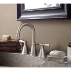 Moen Banbury Brushed Nickel Bathroom Faucet 8-16 In. -ACE Shop ebe7e4a3 6f67 4519 8217 d977c2cfa80b