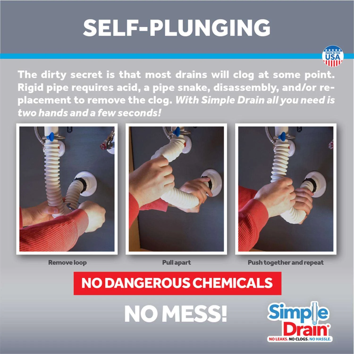 Simple Drain Rubber Sink Drain Kit 7 Simple Drain Rubber Sink Drain Kit - Image 7