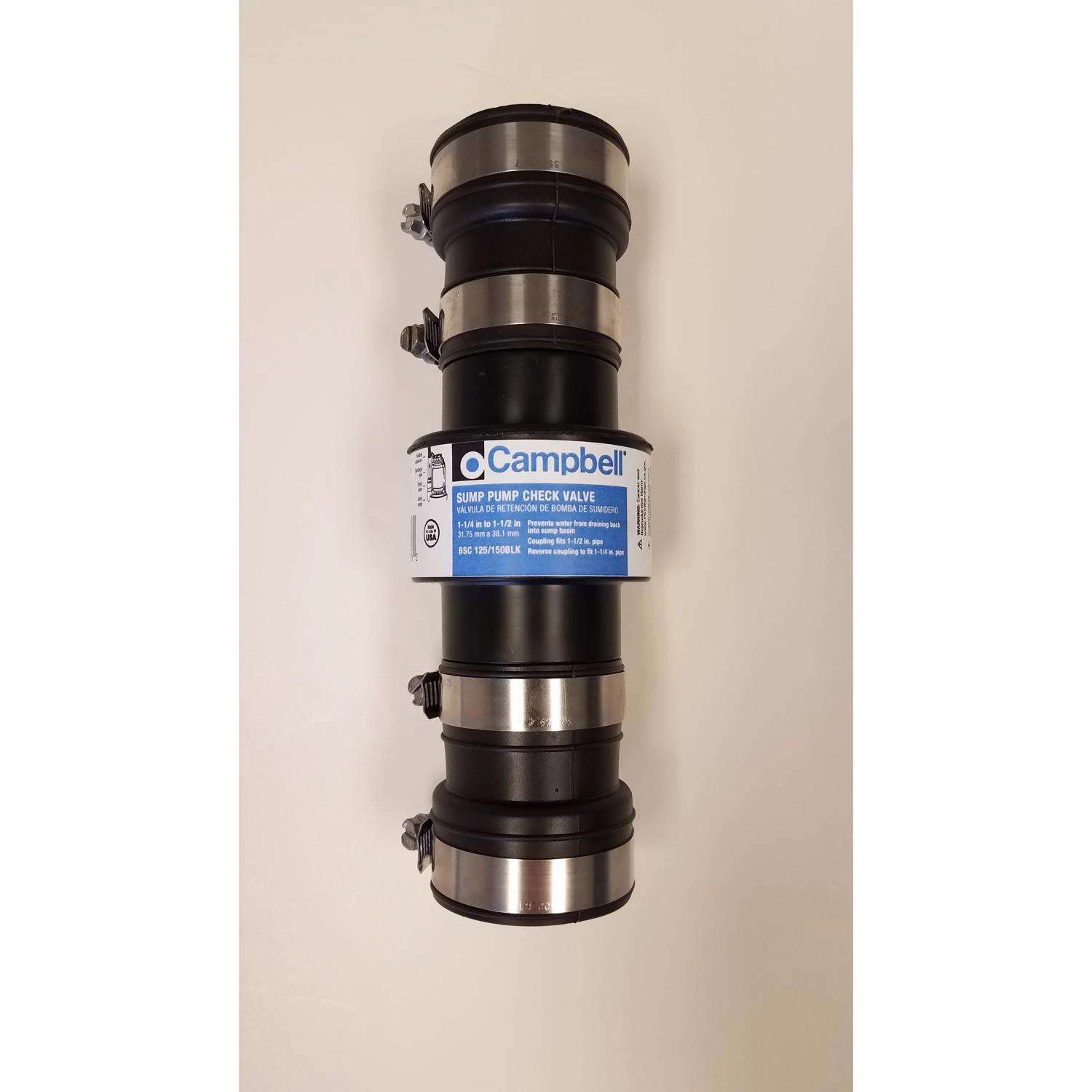 Campbell 1-1/2 In. D X 1-1/4 In. D Plastic Swing Check Valve 1 Campbell 1-1/2 In. D X 1-1/4 In. D Plastic Swing Check Valve