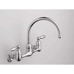 Peerless Claymore Two Handle Chrome Kitchen Faucet -ACE Shop ec84329d c327 4600 a0ab 1436633e5270