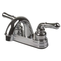Ultra Faucets Non-Metallic Polished Chrome Centerset Bathroom Sink Faucet 4 In. 5 Ultra Faucets Non-Metallic Polished Chrome Centerset Bathroom Sink Faucet 4 In. -ACE Shop ee6259ac 12b0 4369 b221 e82d6d064661