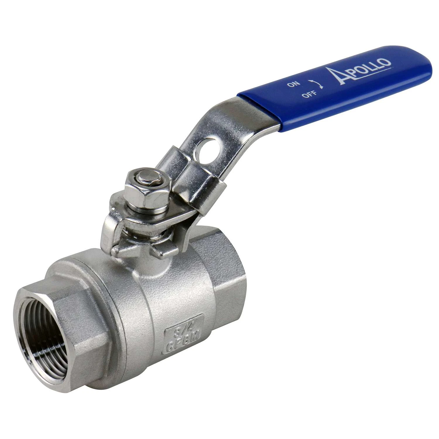 Apollo® Apollo 96F Series 3/4 In. Stainless Steel FNPT Ball Valve Full Port 3 Apollo® Apollo 96F Series 3/4 In. Stainless Steel FNPT Ball Valve Full Port - Image 3