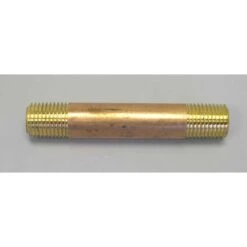 Campbell 2 In. MPT Red Brass Nipple 3 In. L
