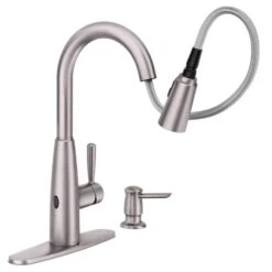 Moen Sperry One Handle Stainless Steel Motion Sensing Pull-Down Kitchen Faucet -ACE Shop f3611275 64b3 4d36 91b5 4dc2c557039f