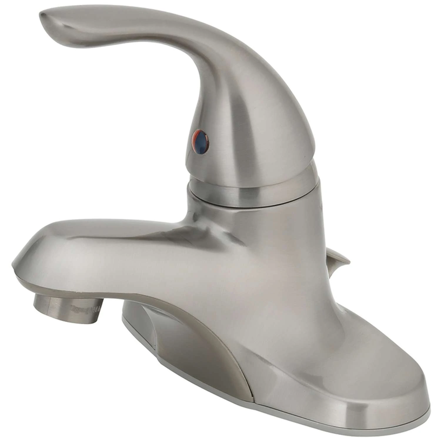 OakBrook Brushed Nickel Single-Handle Bathroom Sink Faucet 4 In. 1 OakBrook Brushed Nickel Single-Handle Bathroom Sink Faucet 4 In.