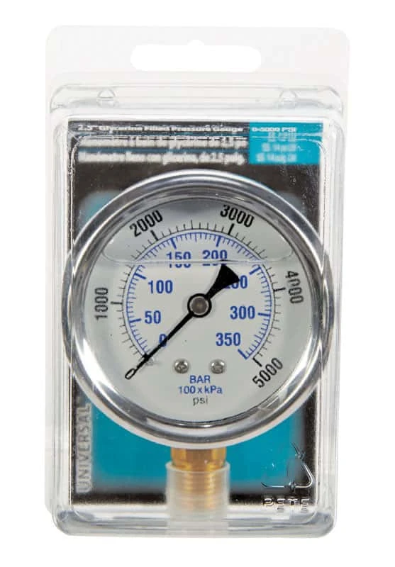 Universal Pressure Gauge 5000 Psi 2 Universal Pressure Gauge 5000 Psi - Image 2
