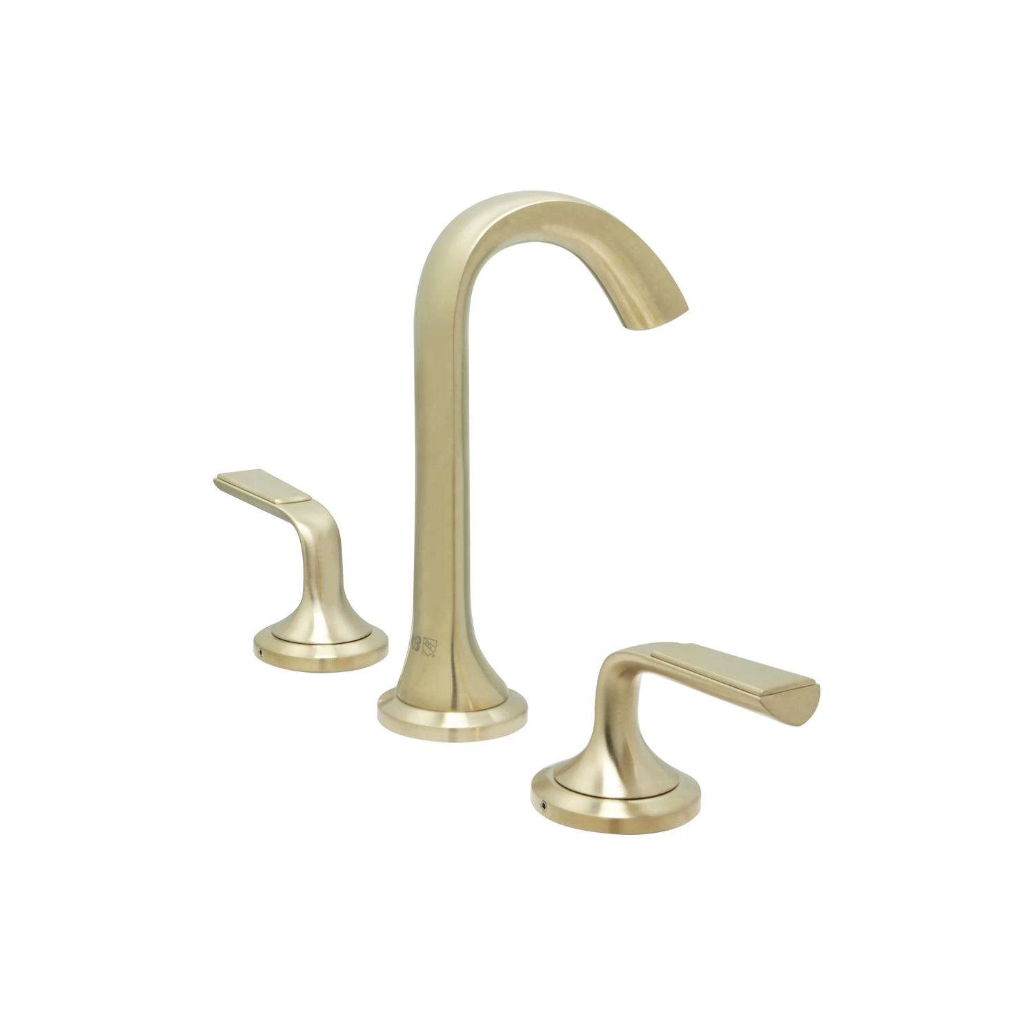 Huntington Brass Joy Satin Brass Widespread Bathroom Sink Faucet 8 In. 2 Huntington Brass Joy Satin Brass Widespread Bathroom Sink Faucet 8 In. - Image 2