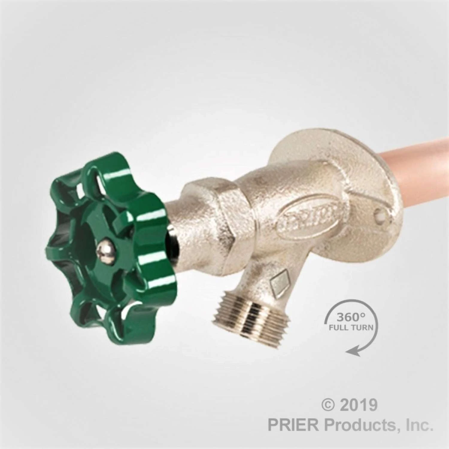 Prier C-134 Series 1/2 In. MPT X 1/2 In. Sweat Brass Freezeless Wall Hydrant 3 Prier C-134 Series 1/2 In. MPT X 1/2 In. Sweat Brass Freezeless Wall Hydrant - Image 3
