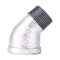 STZ Industries 2 In. FIP Each X 2 In. D MIP Galvanized Malleable Iron 45 Degree Street Elbow