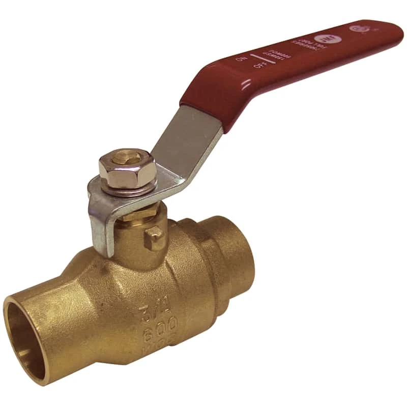 JMF Company 750 Series 2 In. Brass Sweat Ball Valve Full Port 1 JMF Company 750 Series 2 In. Brass Sweat Ball Valve Full Port
