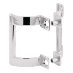Prime-Line 2 In. H X 1-1/5 In. W Chrome Silver Frameless Shower Door Handle
