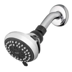 Waterpik EcoFlow Chrome 4 Settings Showerhead 1.6 Gpm