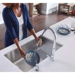 Moen Hadley One Handle Chrome Pull-Down Kitchen Faucet -ACE Shop f8a05b7a 3bd1 466b bd98 b02eb3b80613