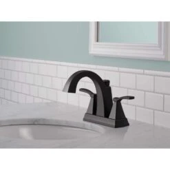 Delta Matte Black Bathroom Faucet 4 In. -ACE Shop f8b9af87 09fc 47c9 8bfb 2e2facd3f9d1