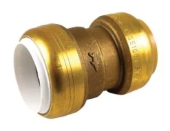SharkBite Push To Connect 1 In. IPS X 1 In. D CTS Brass Coupling