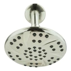 OakBrook Brushed Nickel PVC 1 Settings Wallmount Showerhead 1.8 Gpm -ACE Shop fa076cb3 8c58 4f15 b797 14e70cd7adb9