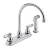 Peerless Claymore Two Handle Chrome Kitchen Faucet Side Sprayer Included -ACE Shop fd78748c 536c 4ed6 a2cc 717fb440a24b