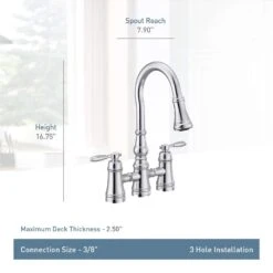 Moen Weymouth Two Handle Brush Gold Pull-Down Kitchen Faucet -ACE Shop fdfd7784 de48 45fb b935 c1dc13498274