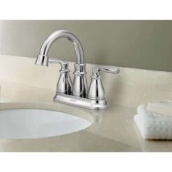 Moen Hilliard Chrome Bathroom Faucet 4 In. 9 Moen Hilliard Chrome Bathroom Faucet 4 In. -ACE Shop ff65d9c7 5946 42b3 8f40 5ec06ae18767